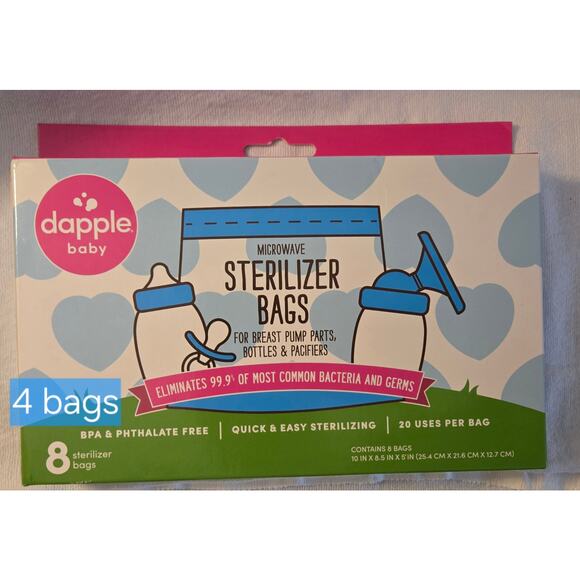 Microwave Sterilizer Bags Medela and Dapple Medela is New Dapple has 4 Bags - Picture 2 of 15